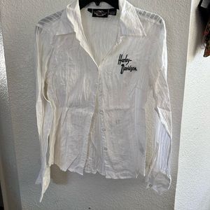 Harley-Davidson blouse, long sleeve, women’s, medium